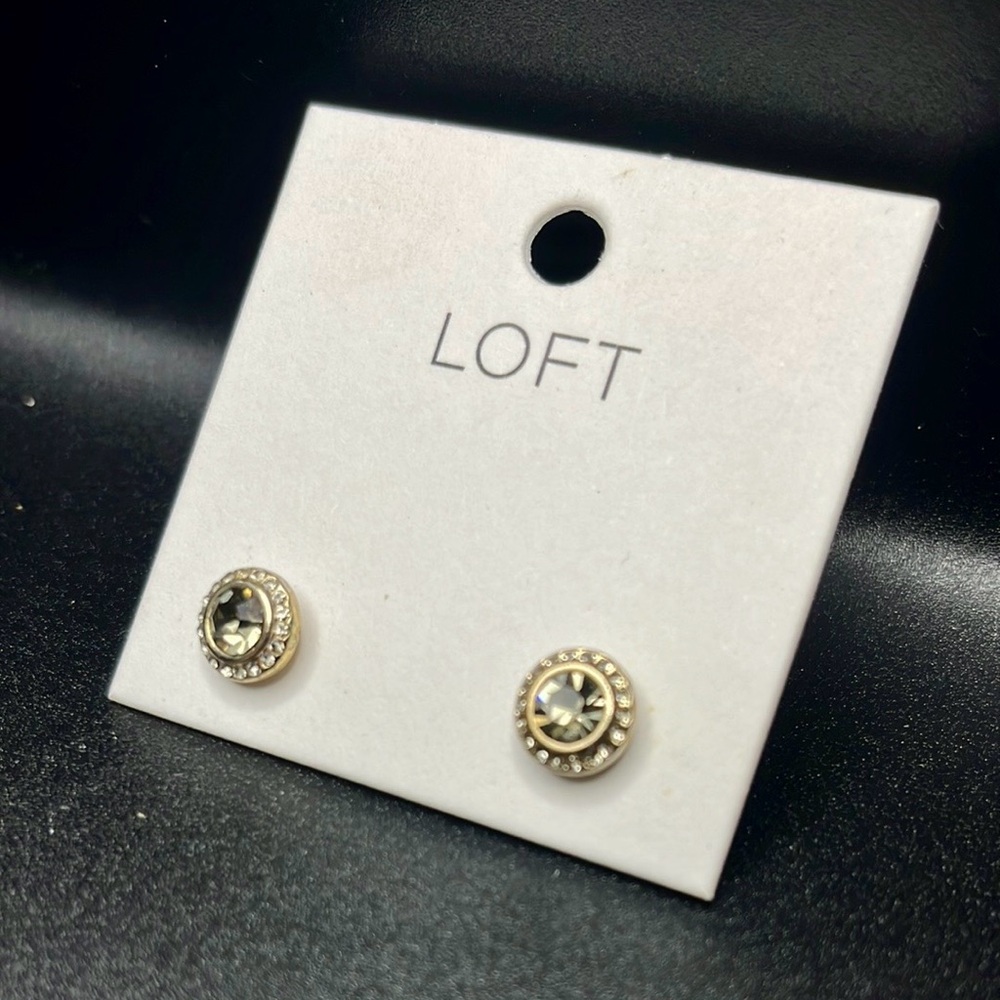 LOFT Gold and Silver Vintage-Inspired Earrings